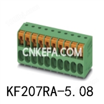 KF207RA-5.08 弹簧式PCB接线端子