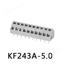KF243A-5.0 弹簧式PCB接线端子