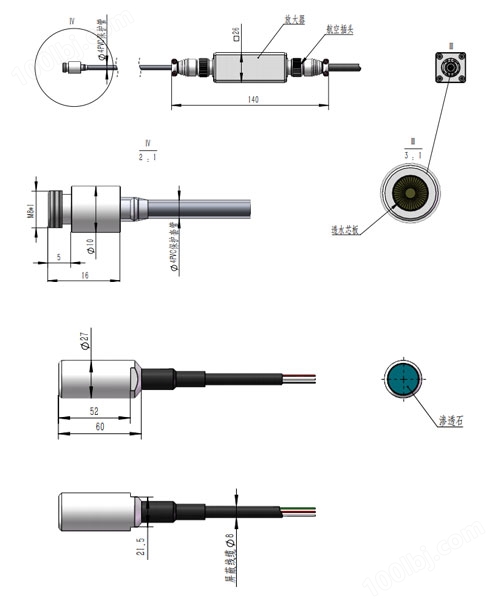 SCYG318渗透水孔隙压压力传感器(图2)