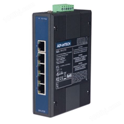 EKI-2725 5端口10/100/1000Mbps非网管型千兆工业以太网交换机