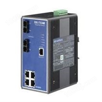 EKI-7554 4+2端口光口管理型工业以太网交换机，宽温型