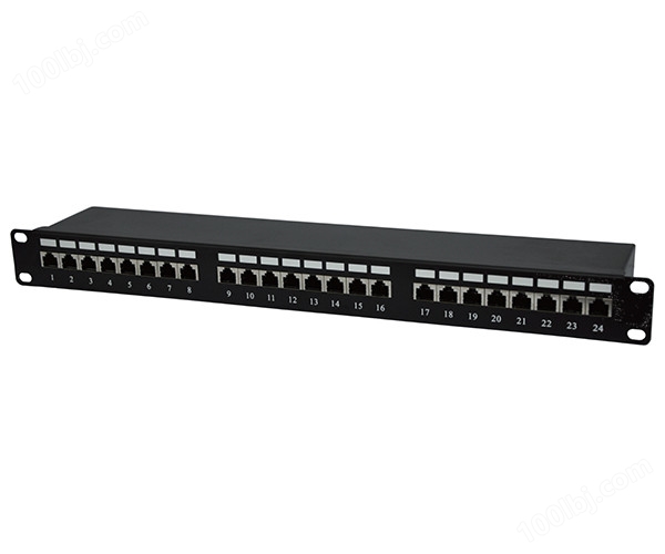 【屏蔽配线架】6类24口屏蔽数据铜缆配线架 CP21024FP