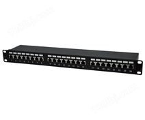 【屏蔽配线架】超5类24口屏蔽数据铜缆配线架CP20024FP
